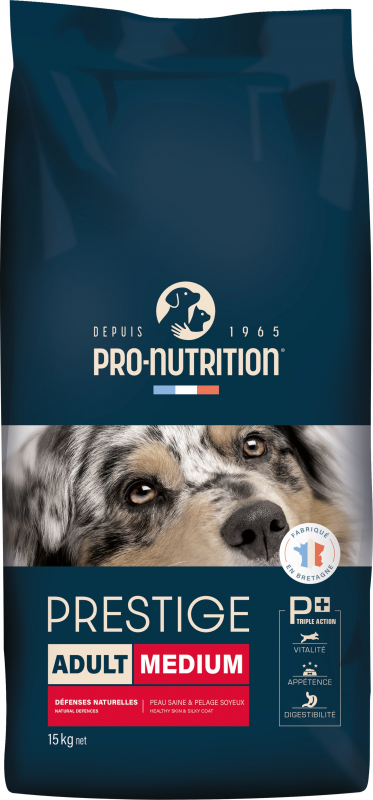 PRO-NUTRITION Flatazor PRESTIGE Adult con Pollame per Cani Adulti di Taglia Media