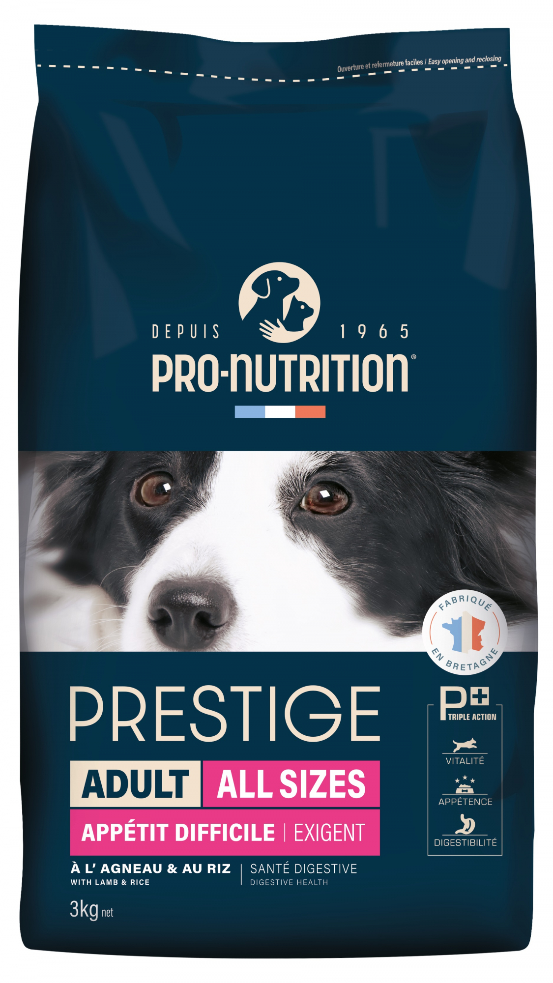 PRO-NUTRITION Flatazor PRESTIGE Adulte Sensible - Lamm und Reis für empfindliche Hunde