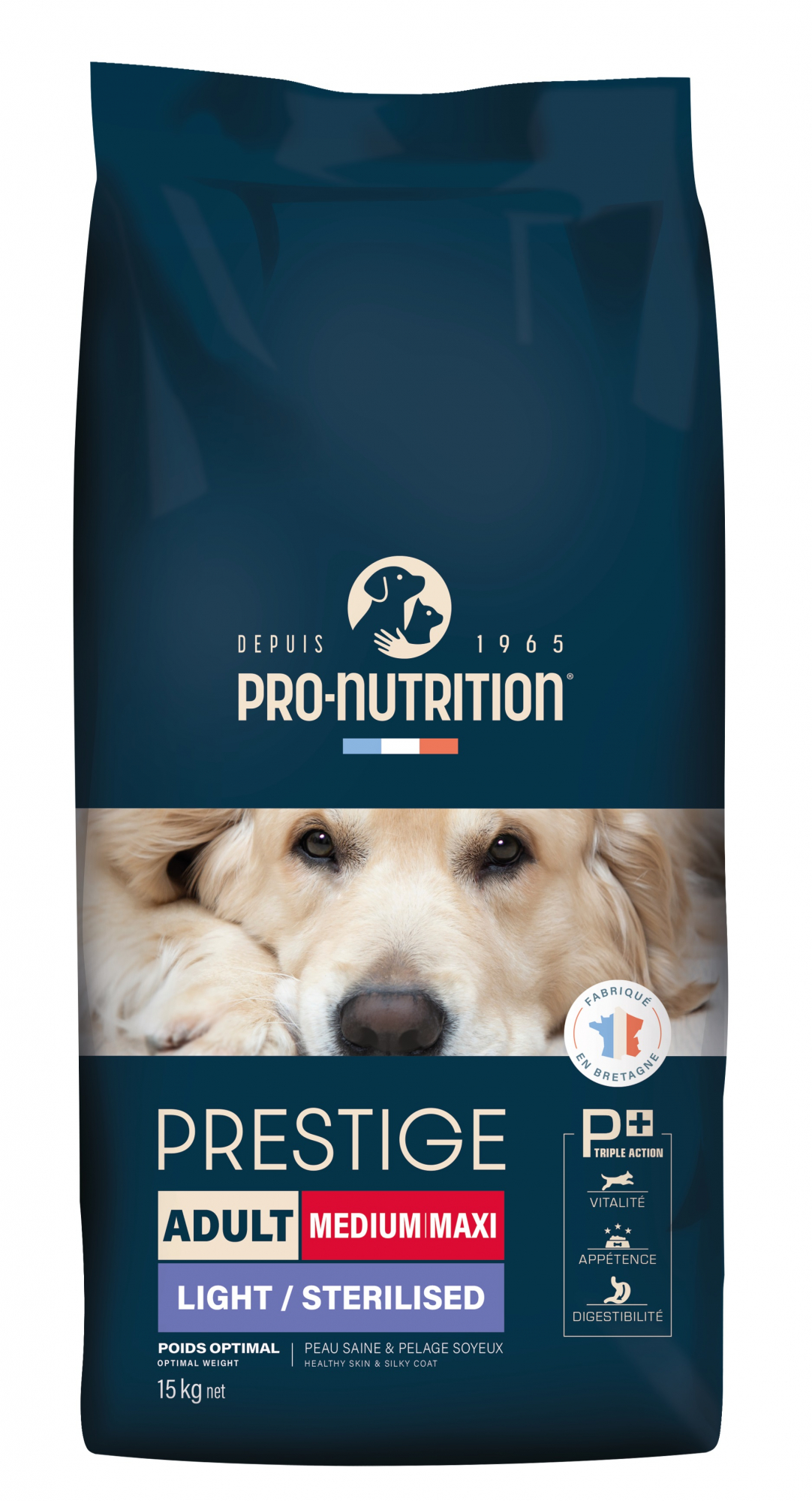 PRO-NUTRITION PRESTIGE Light & Sterilized para perros adultos esterilizados o con sobrepeso