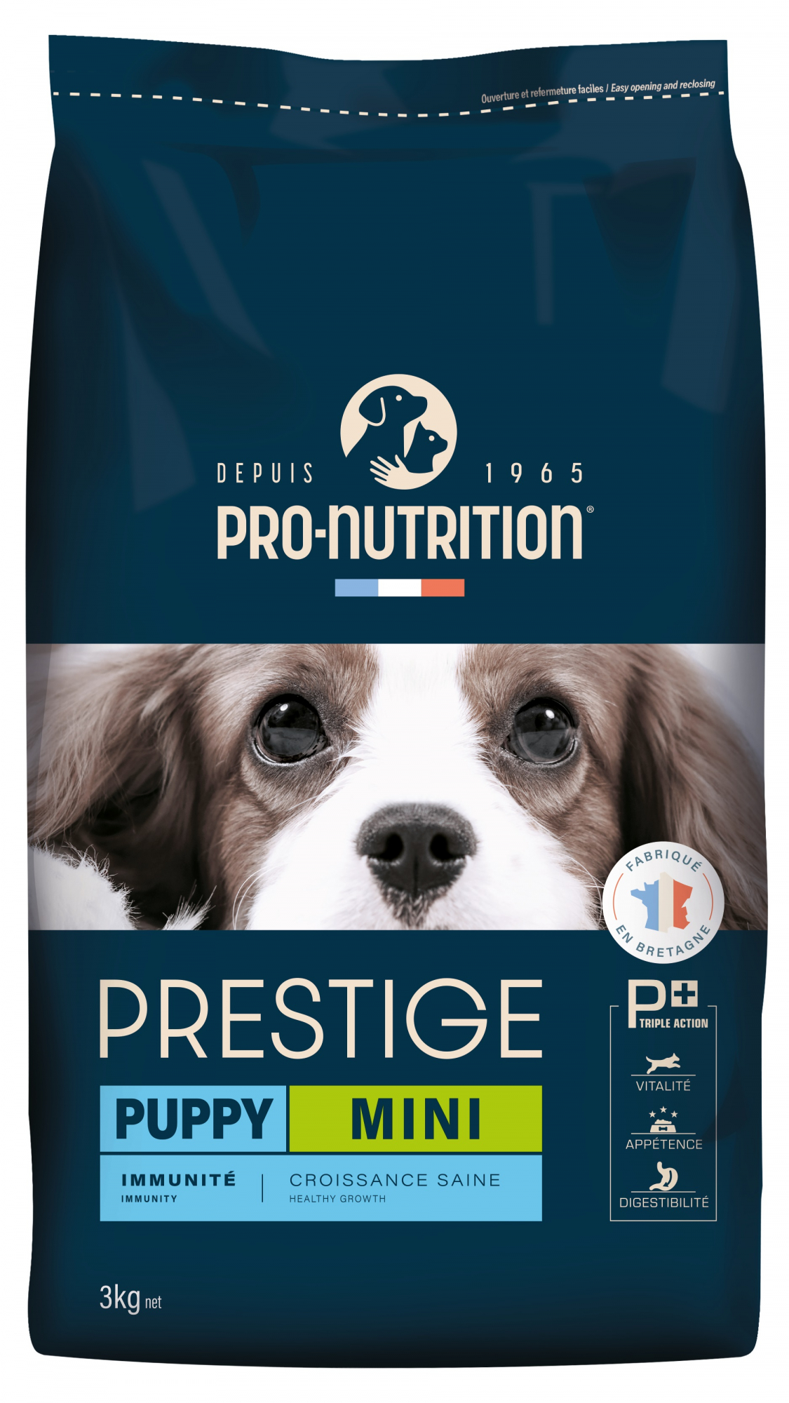 PRO-NUTRITION PRESTIGE Puppy Mini pour Chiot de Petite Taille