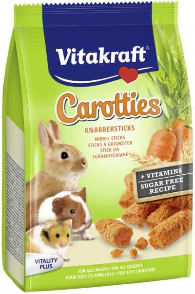 VITAKRAFT - Carotties pour petits mammifères - Sticks à grignoter