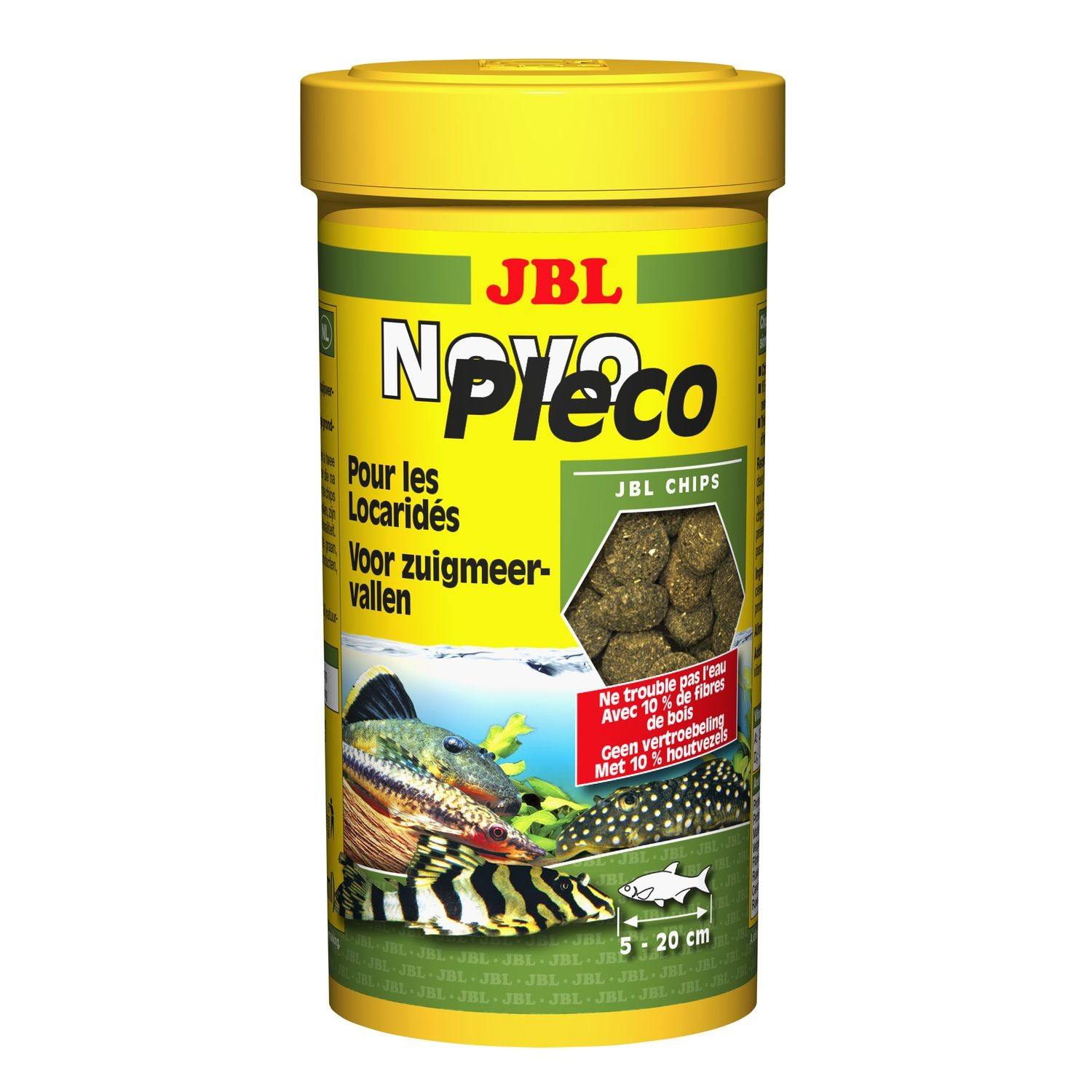 JBL NovoPleco Chips Alimento para plecos pequeños y medianos