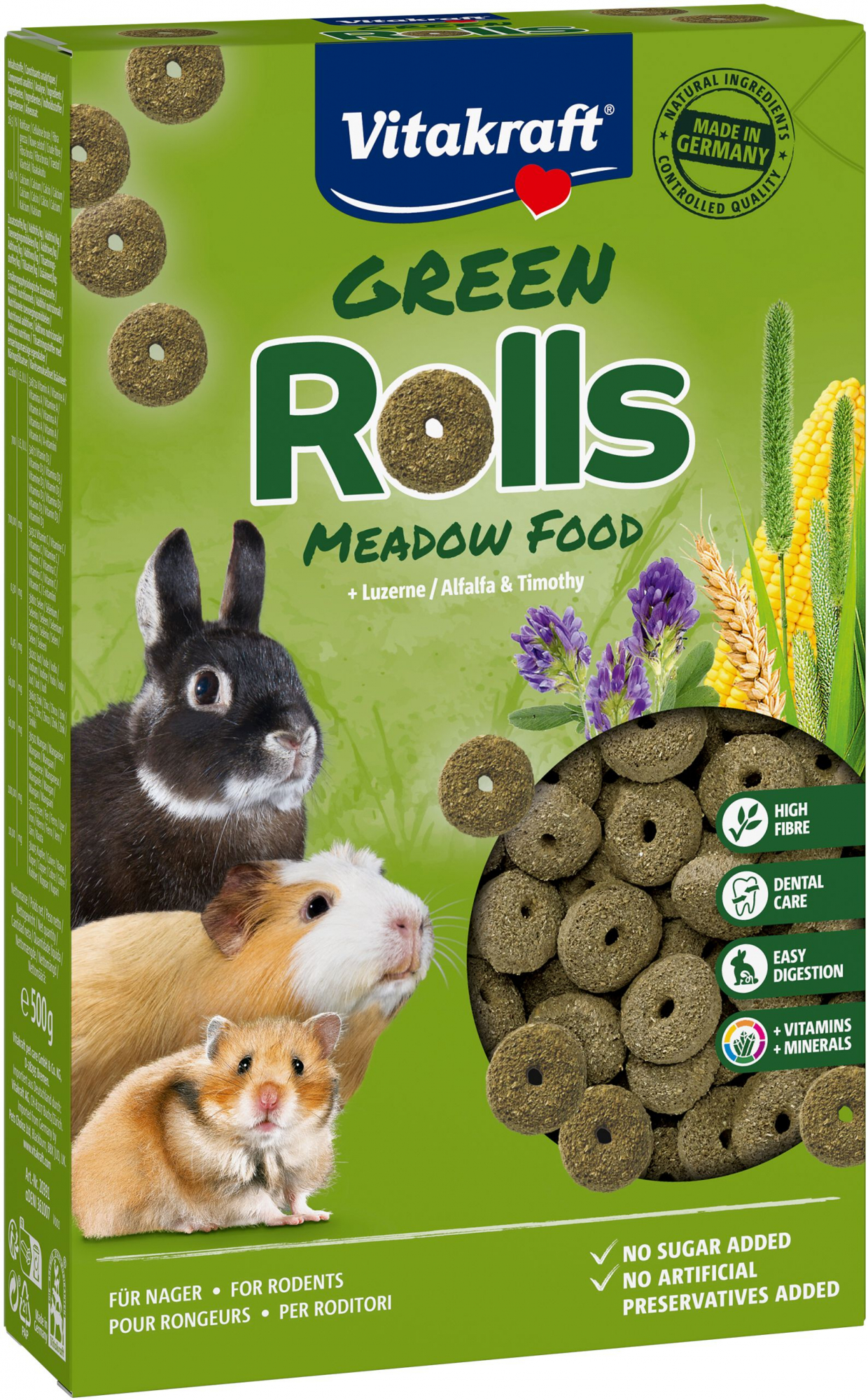 Vitakraft Green Rolls Snacks für Kleintiere
