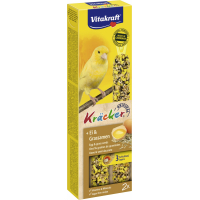VITAKRAFT Kräcker Golosinas para canarios - 2 barritas de varios sabores