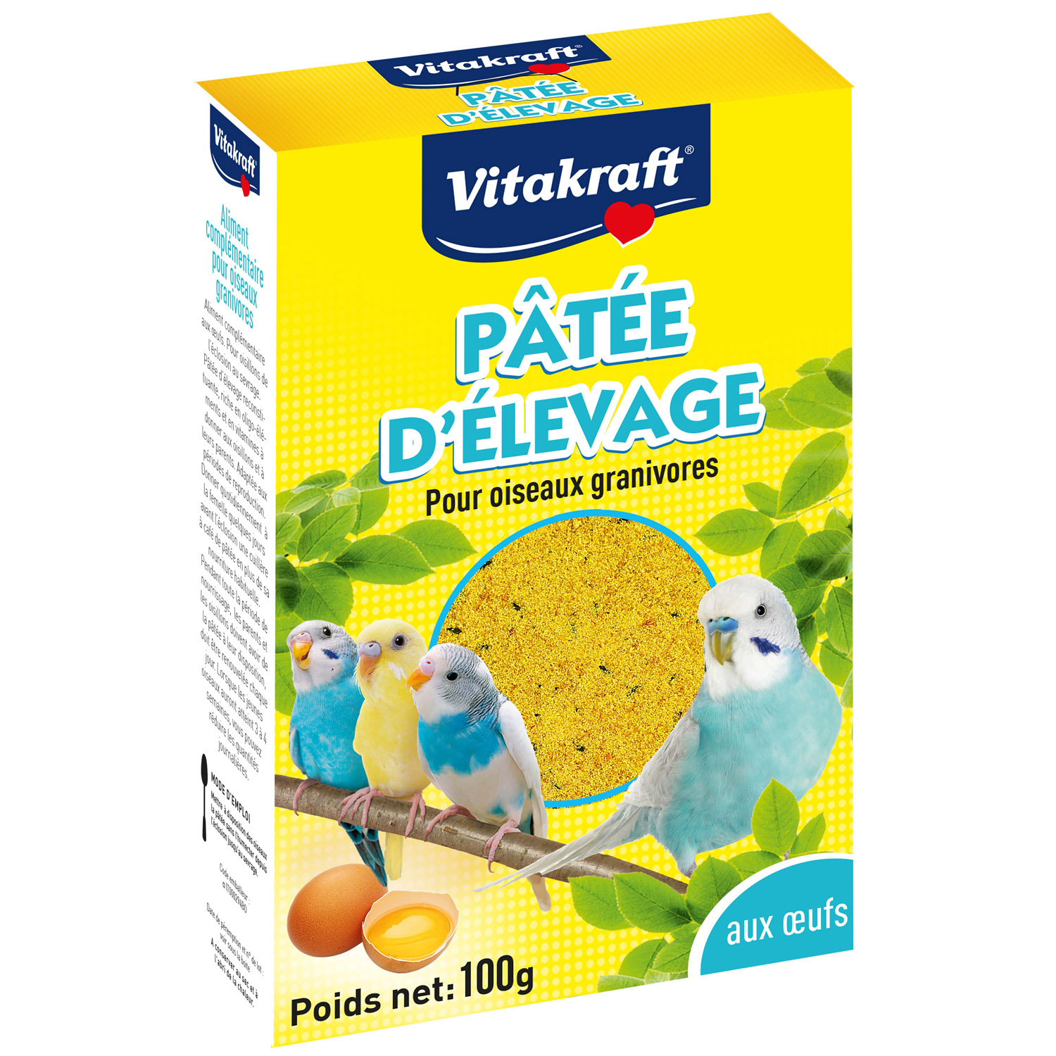 VITAKRAFT - Alimento/pasta de ovo para criação