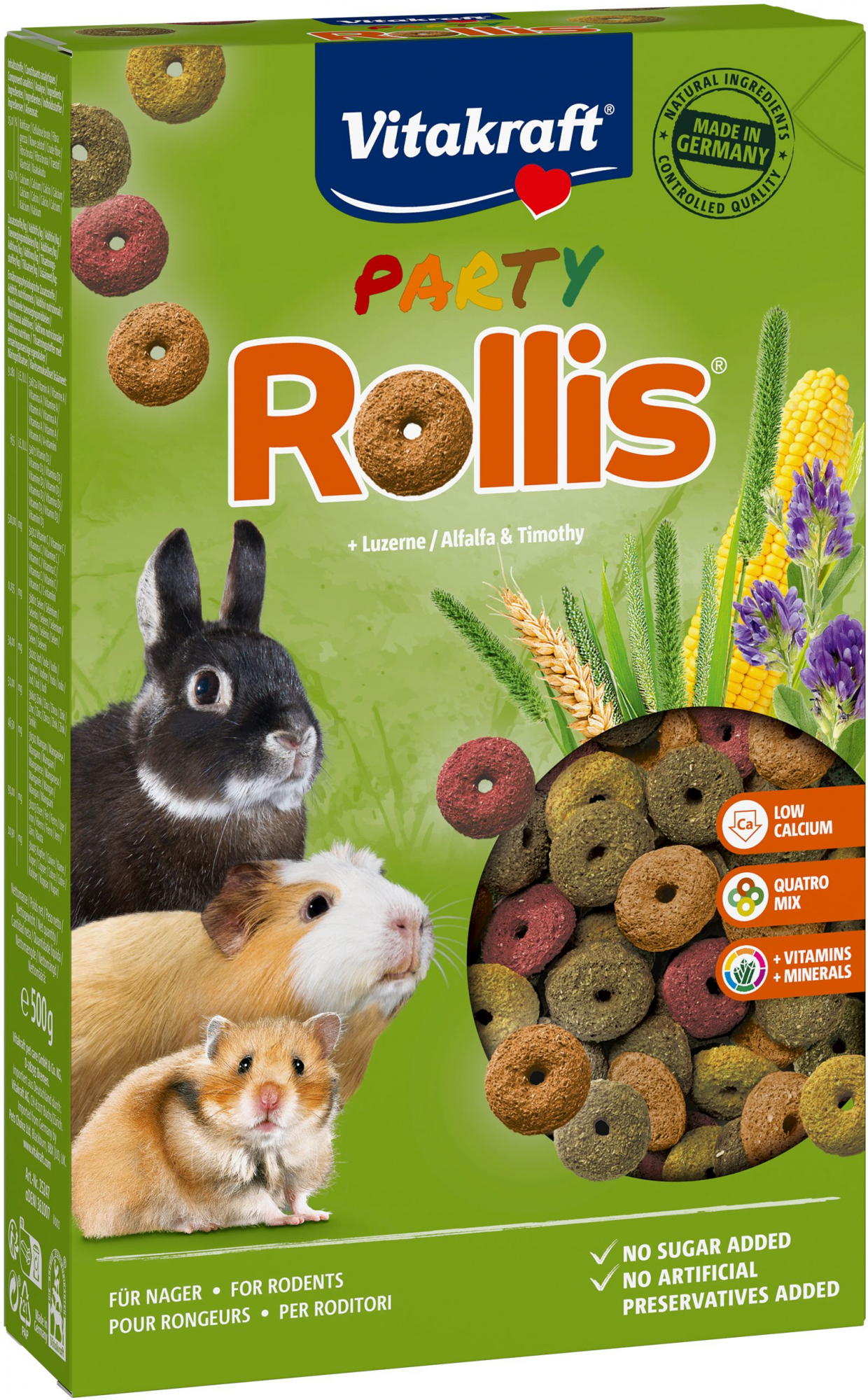 VITAKRAFT Rollis Party Snack für kleine Säugetiere