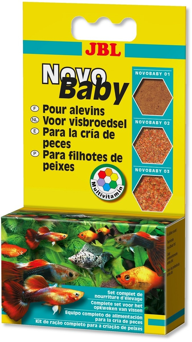 JBL NovoBaby Kit complet pour alevins 3 x 10 ml