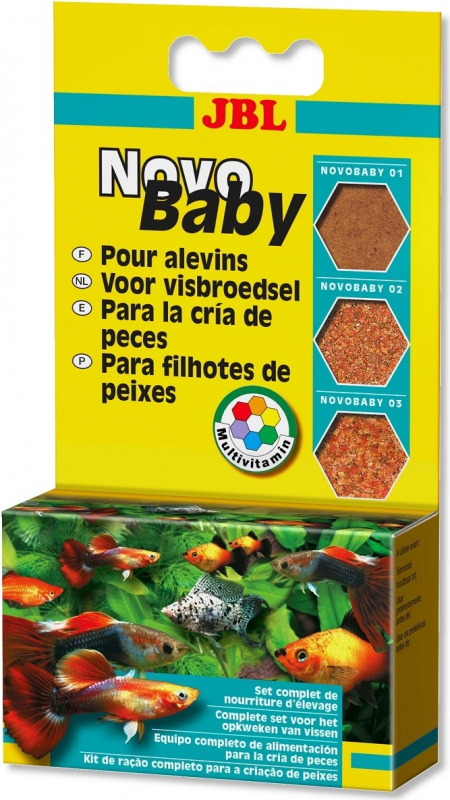 JBL NovoBaby Set de alimento para peces alevines 3 x 10 ml