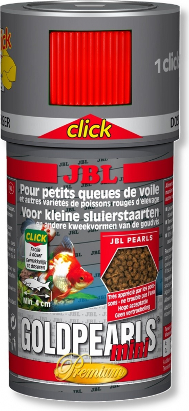 JBL GoldPearls CLICK Granulés Premium pour queues de voile et poissons rouges