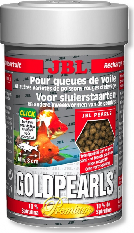 JBL GoldPearls CLICK Granulés Premium pour queues de voile et poissons rouges