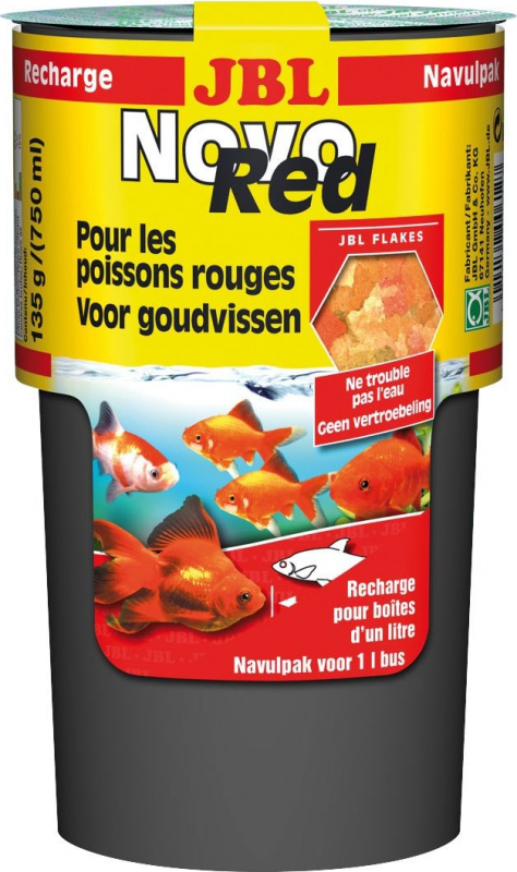 JBL Novo Red Flocons pour poissons rouges