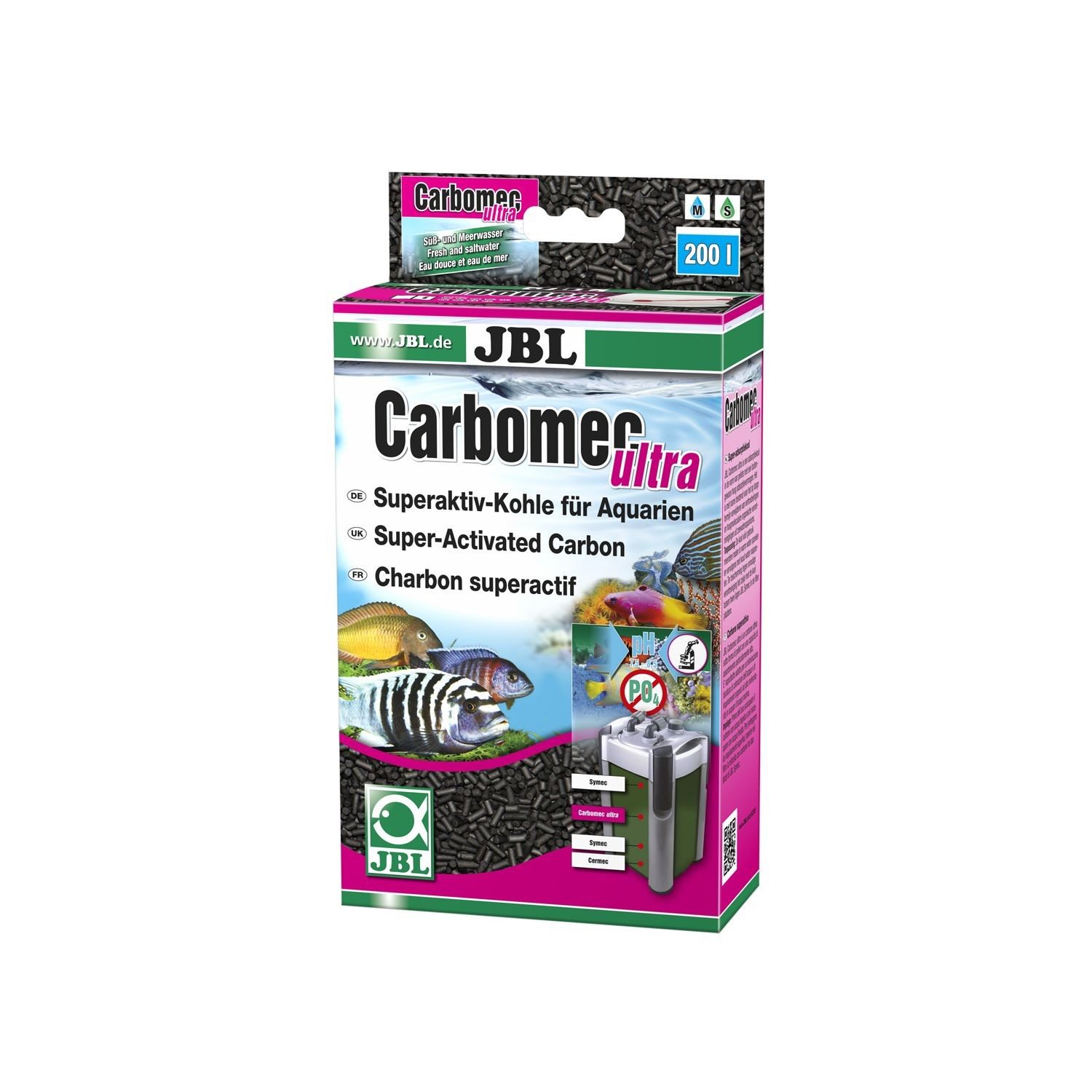 JBL Carbomec Ultra carvão super activo para aquário