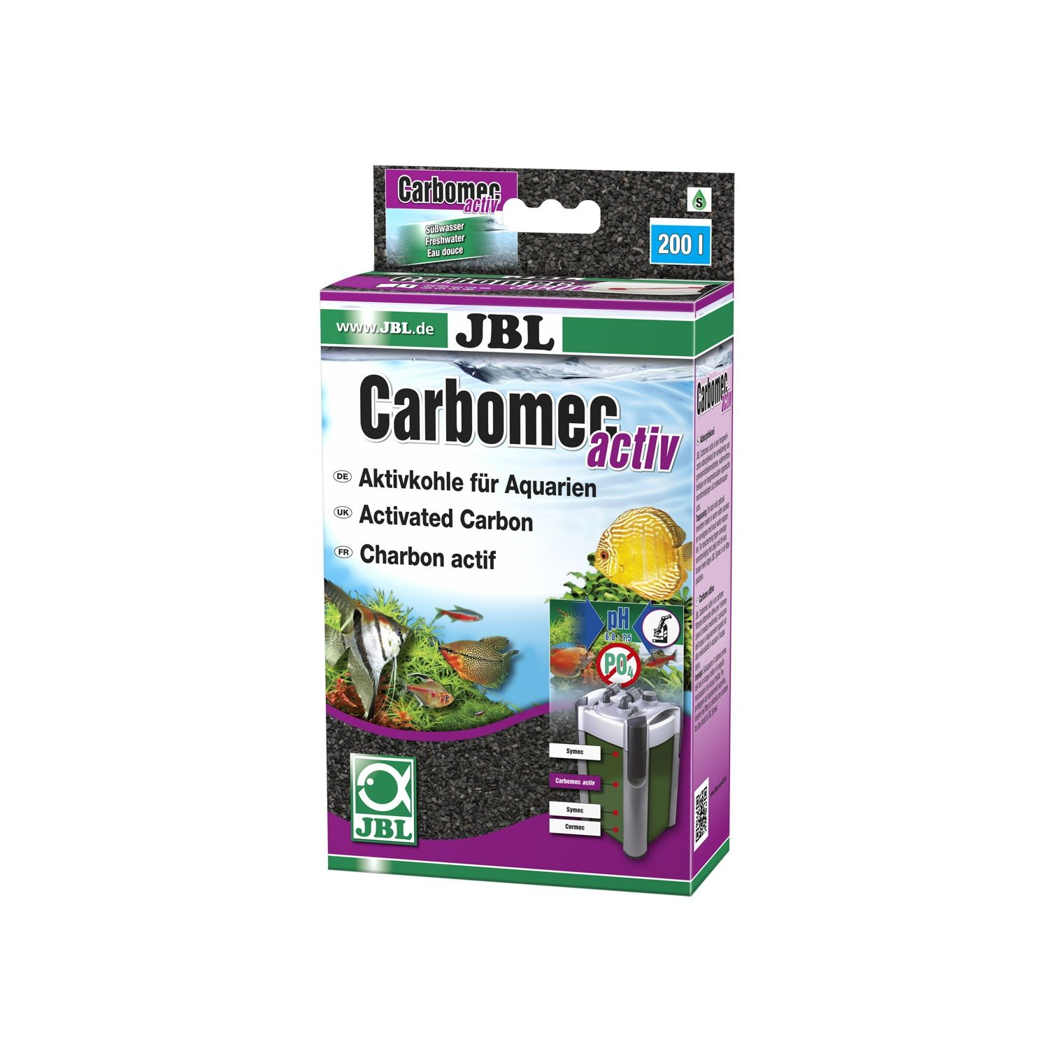 JBL Carbomec Activ Carbón activo para filtros de acuarios de agua dulce