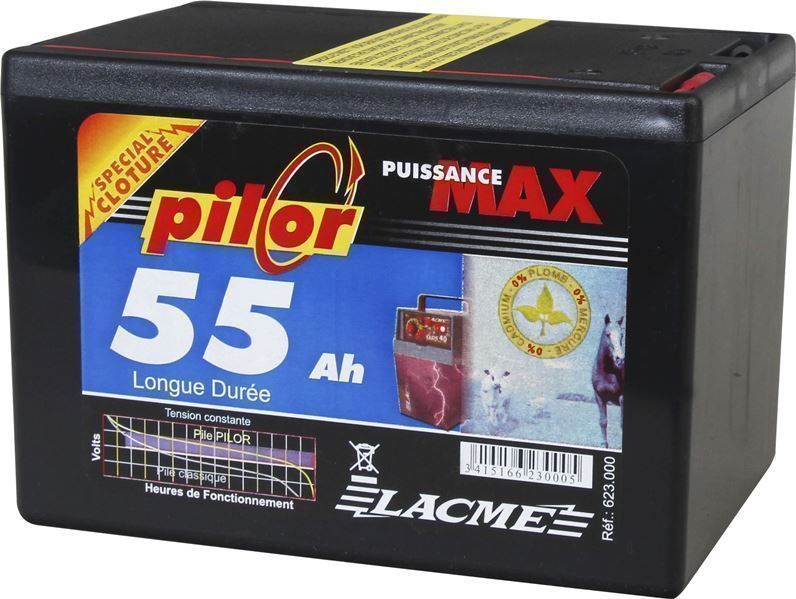 Pilor 9V Batterie - 3 modèles