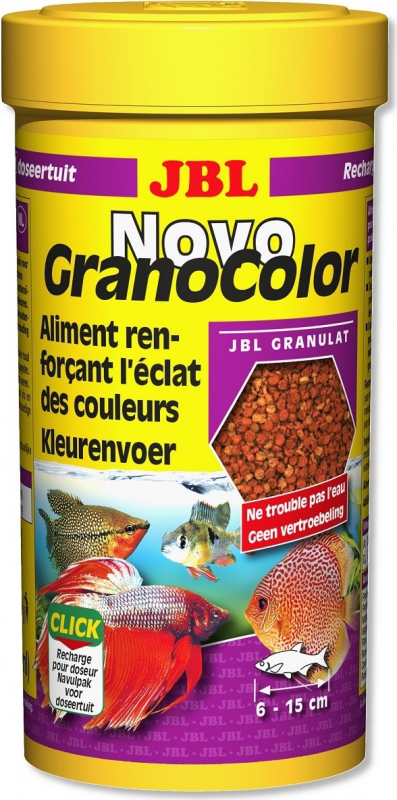 JBL NovoGranoColor Gránulos para peces pequeños
