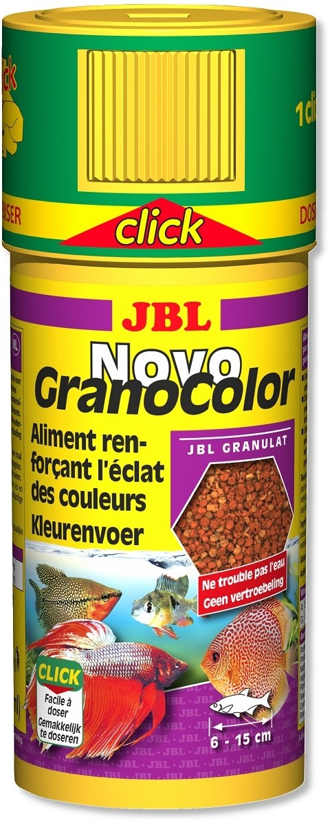JBL NovoGranoColor Granuli per pesci piccoli