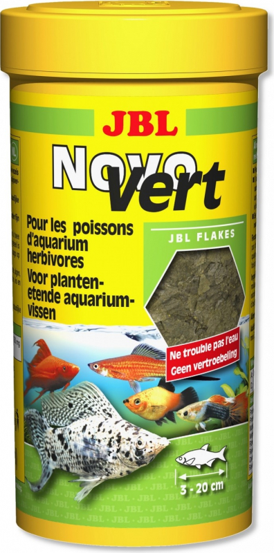 JBL NovoVert Alimento en escamas para peces fitófagos