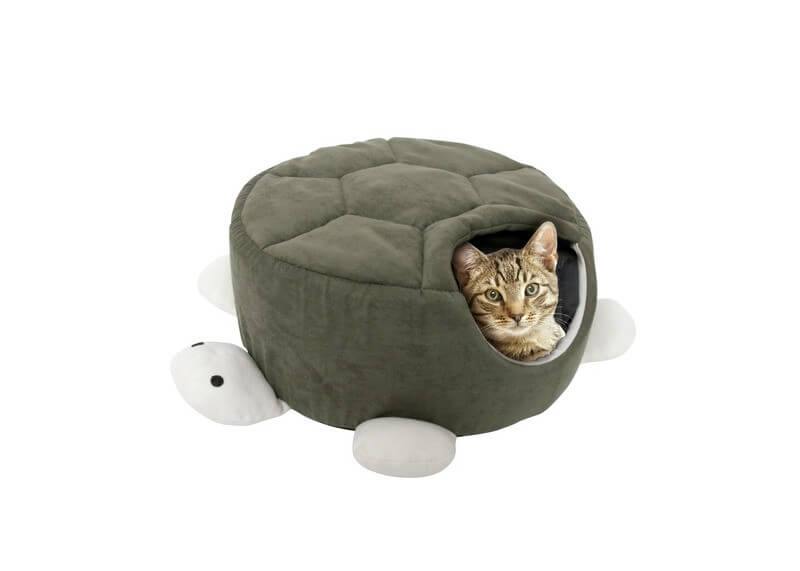 Niche Turtle Lit Et Niche Chat Tout En Un