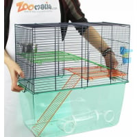 Cage pour hamster et gerbille - 52 cm - Habitat 