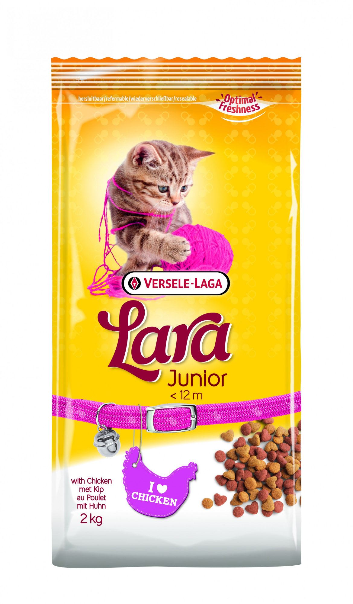 Kattenbrokken Lara Junior - kipsmaak