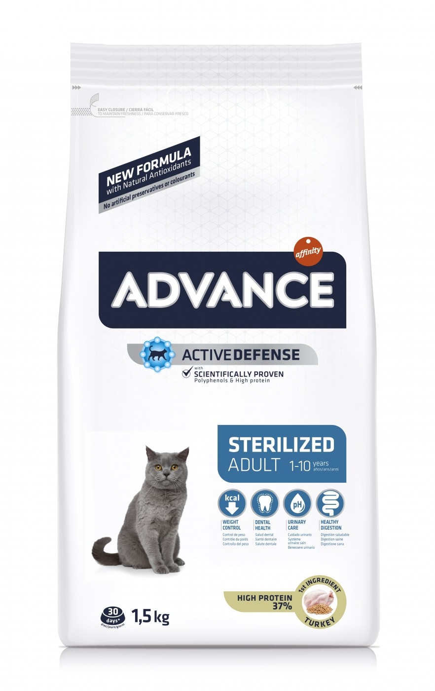 Advance Sterilized Adult pute & Gerste für sterilisierte erwachsene Katzen