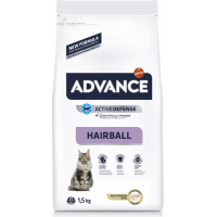 Advance Cat Hairball Dinde & Riz pour Chat Adulte - Anti Boules de Poils