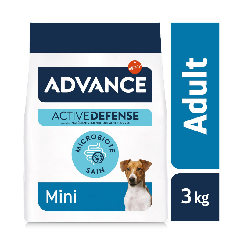 Advance Mini Adult com Frango para Cães Adultos de Tamanho Pequeno