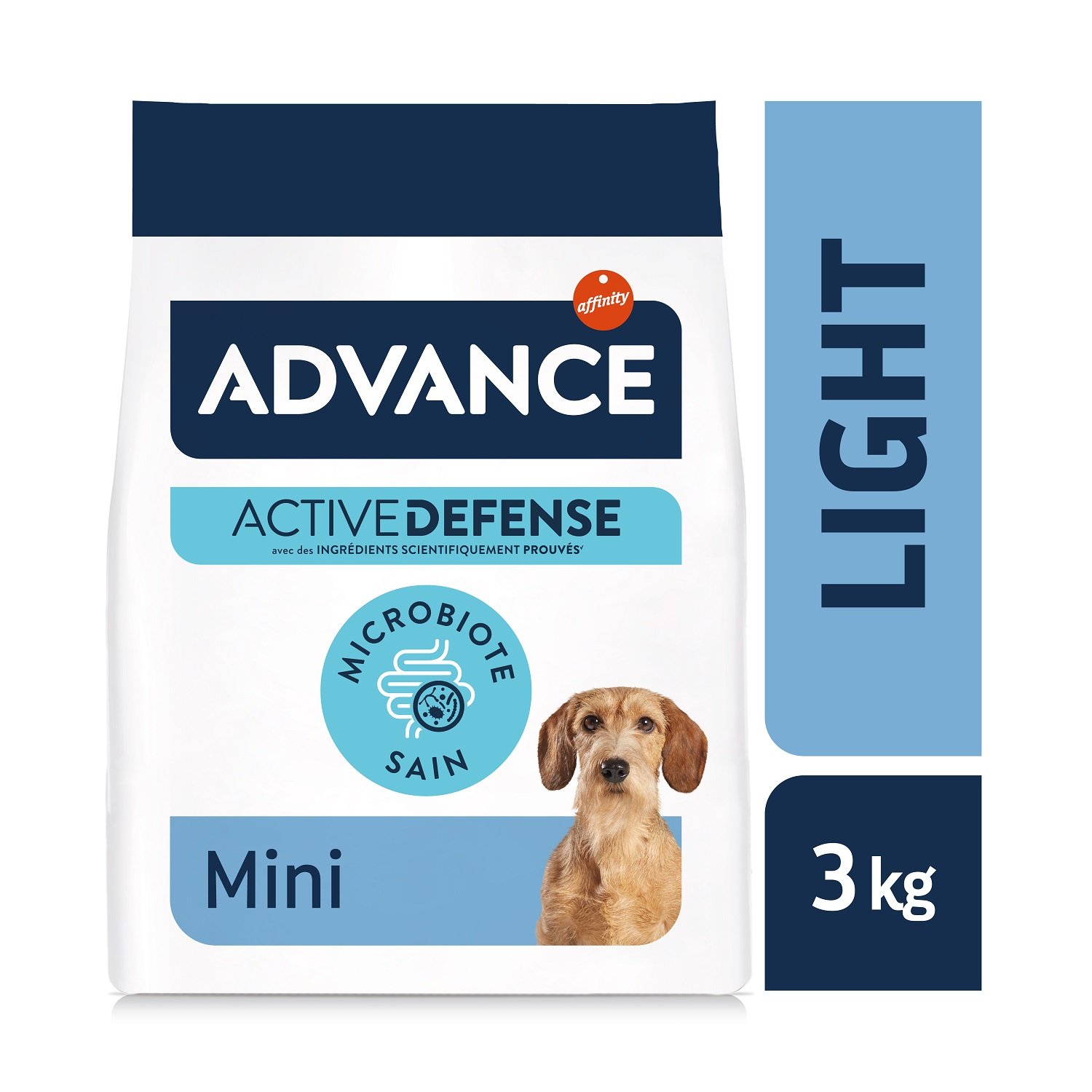 Advance Mini Light mit Huhn für kleine übergewichtige ausgewachsene Hunde