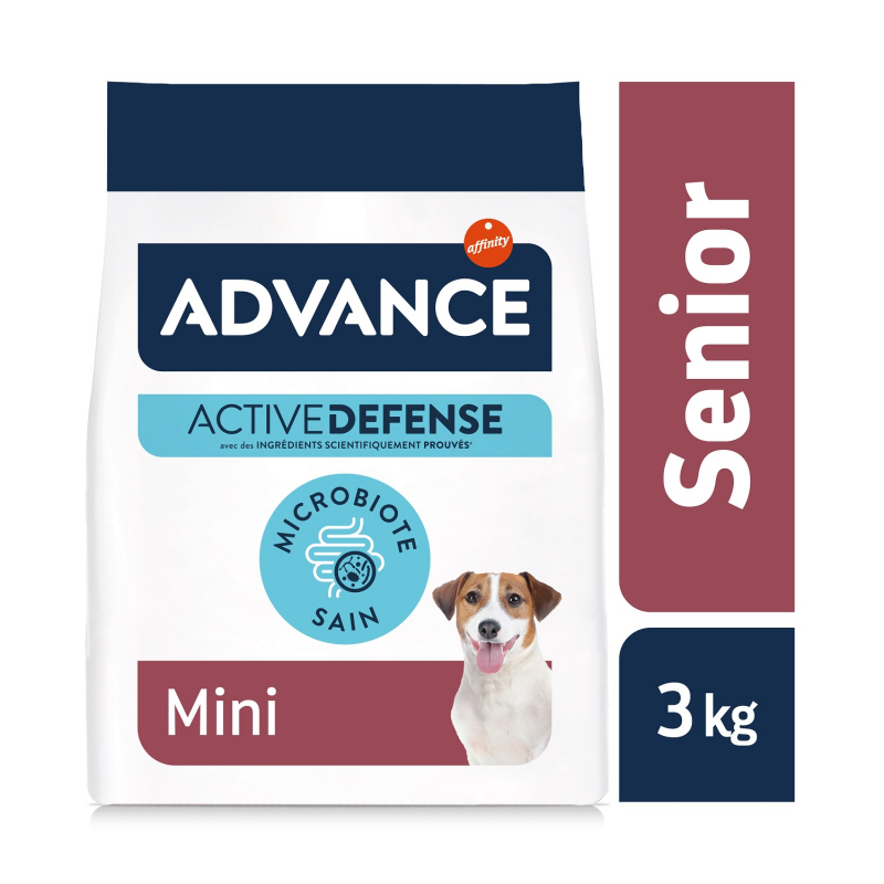 Advance Senior Mini +8 Pollo para Perros Senior de razas pequeñas Pollo