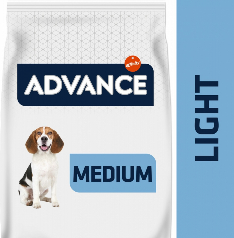 Advance Medium Light con pollo per Cani Adulti di Taglia Media in Sovrappeso