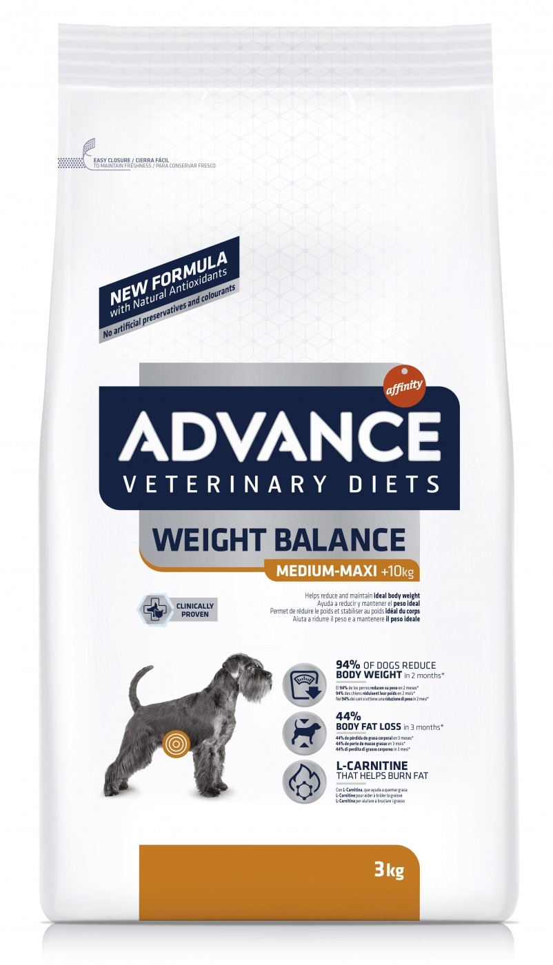 Advance Veterinary Diets Weight Balance medium Maxi para perros