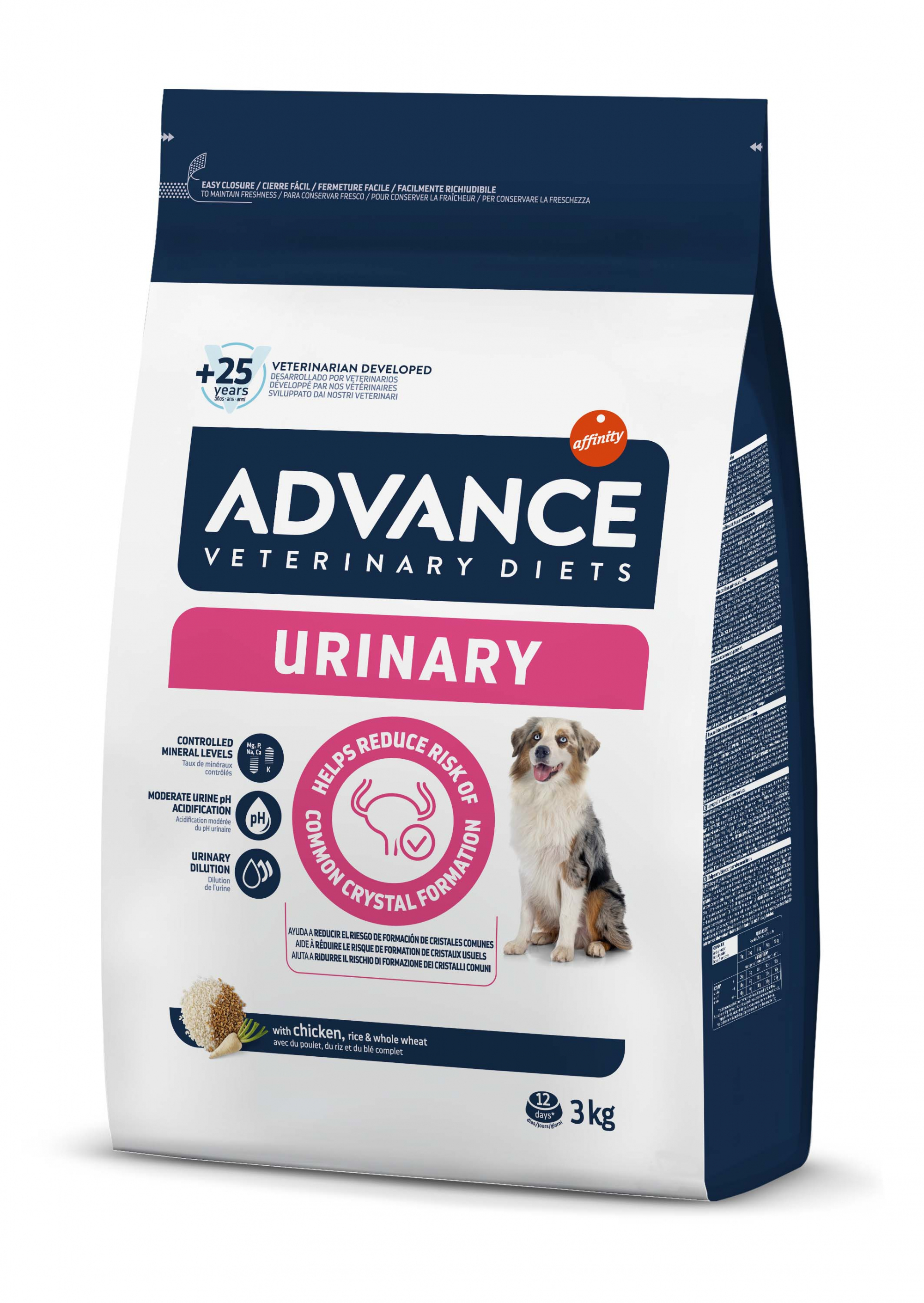 ADVANCE VETERINARY DIETS Urinary pour chien adulte