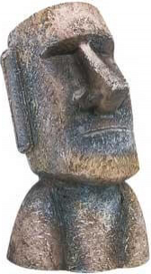 Décoration tête de Moai pour aquarium