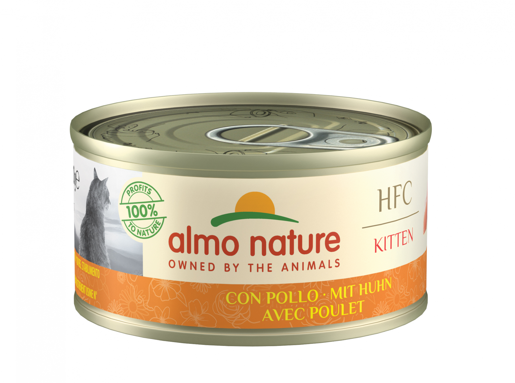 Comida húmeda Almo Nature Classic para gatitos - Sabor a pollo