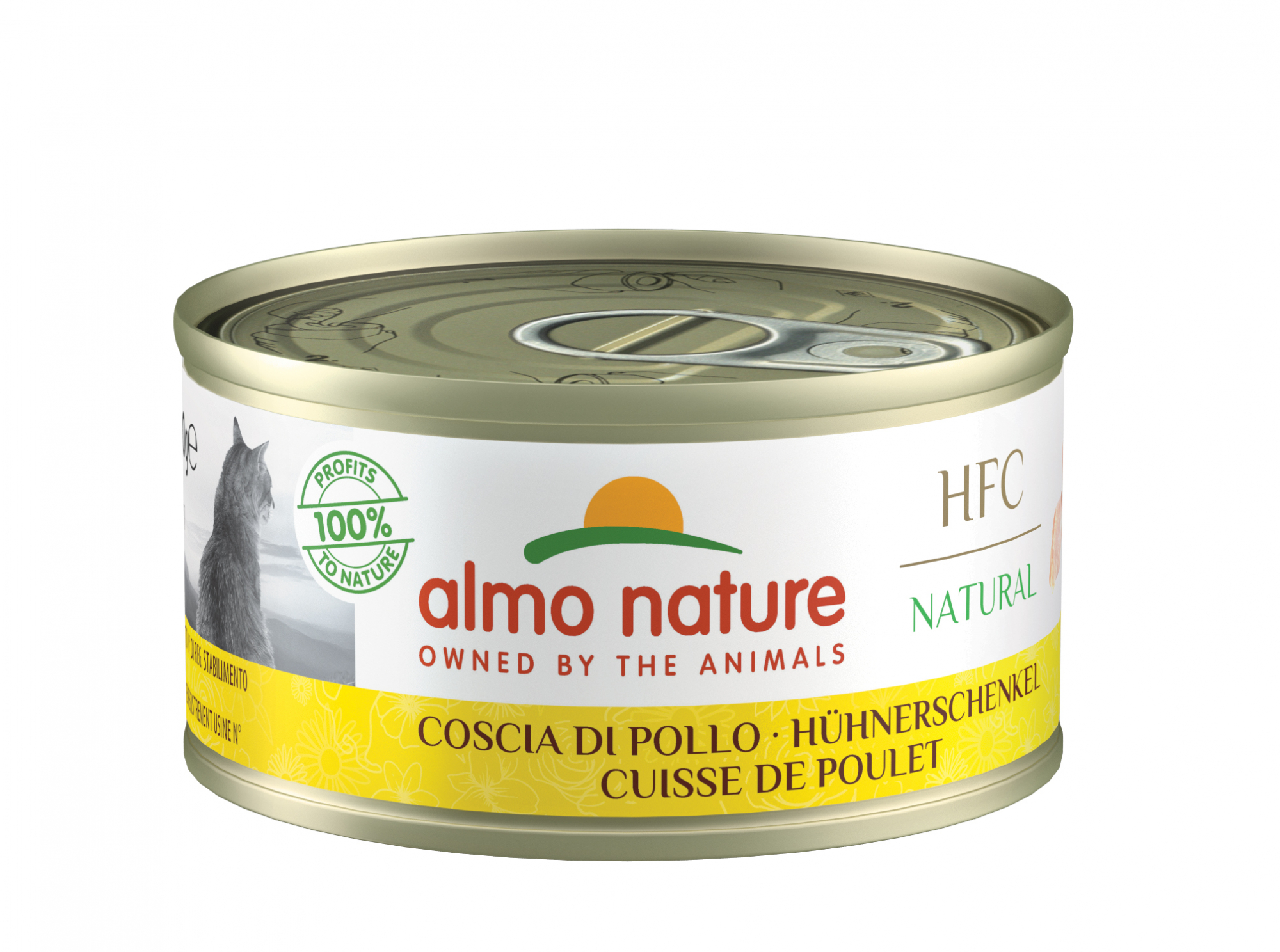 Almo Nature HFC Natural o Gelatina 70g Latas para gatos - 10 recetas para escoger