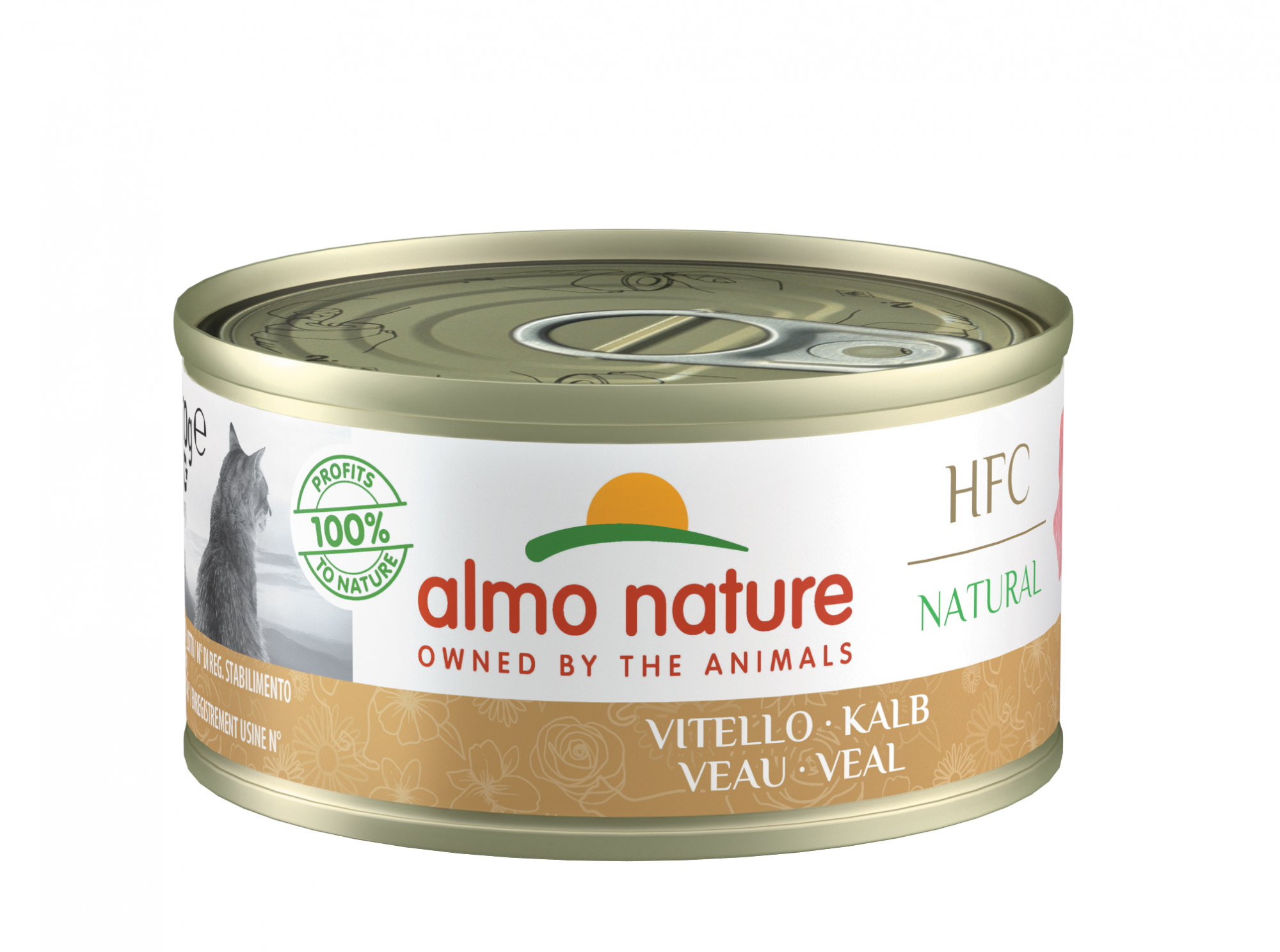 Almo Nature HFC Natural o Gelatina 70g Latas para gatos - 10 recetas para escoger