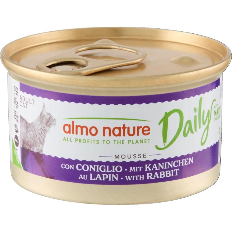 ALMO NATURE Daily Menü Stückchen oder Mousse Nassfutter für Katzen