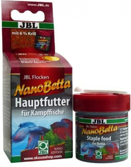 NanoGranoBetta Alimento completo para peces betta - 60 ml