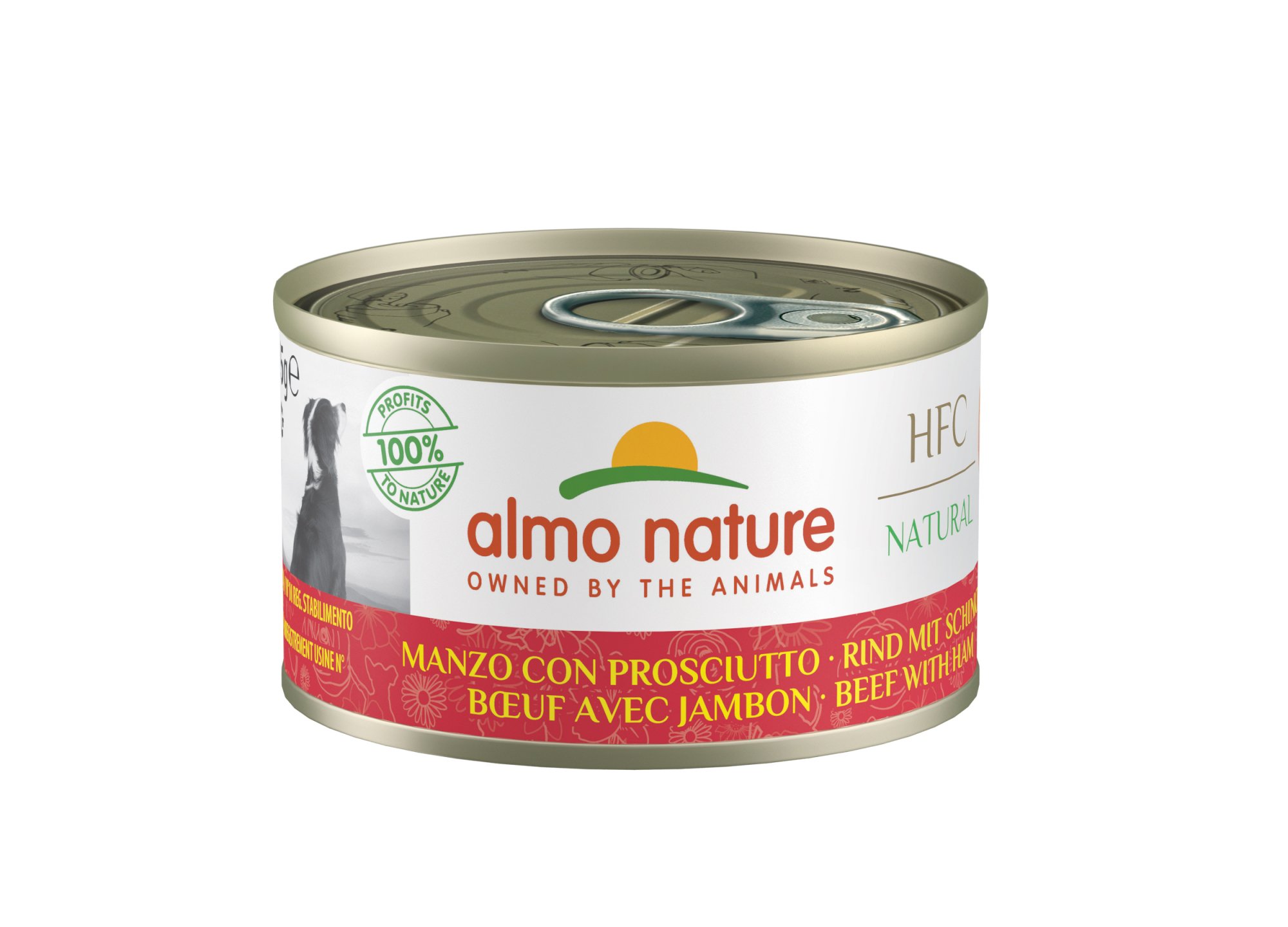 Natvoer ALMO NATURE HFK 95g voor volwassen honden - 5 smaken naar keuze