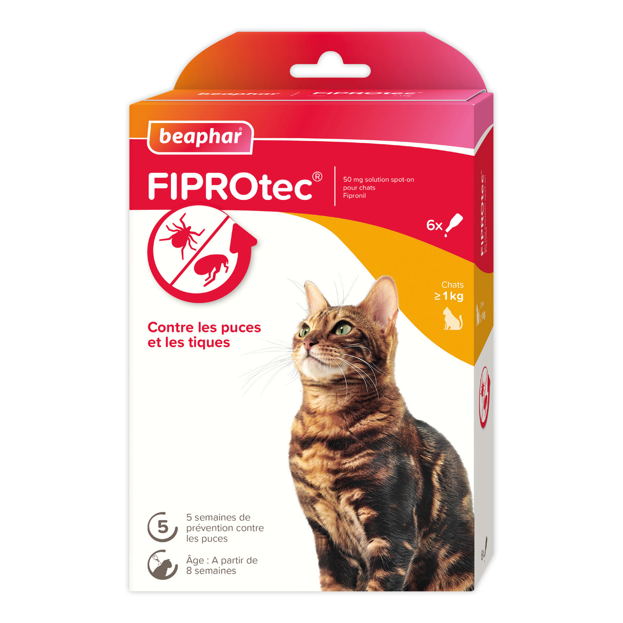 FIPROtec Spot-on oplossing voor katten met fipronil