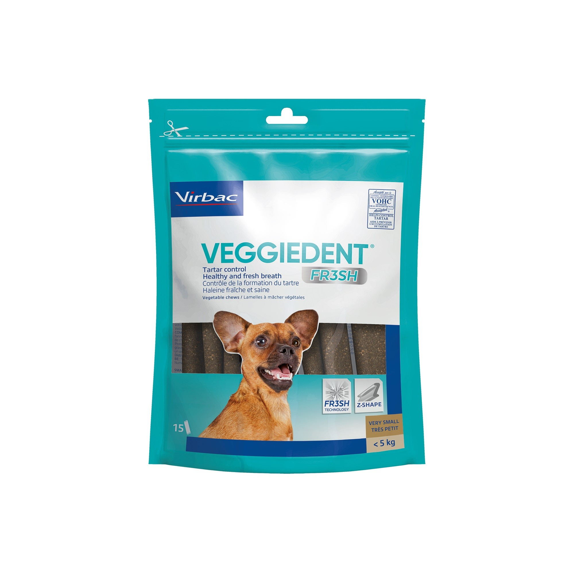 VIRBAC VeggieDent Bastoncini per i denti cani