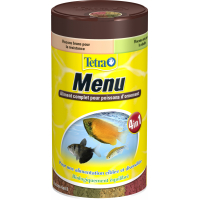 Tetra Menu Mélange de nourritures variées pour poissons d'aquarium