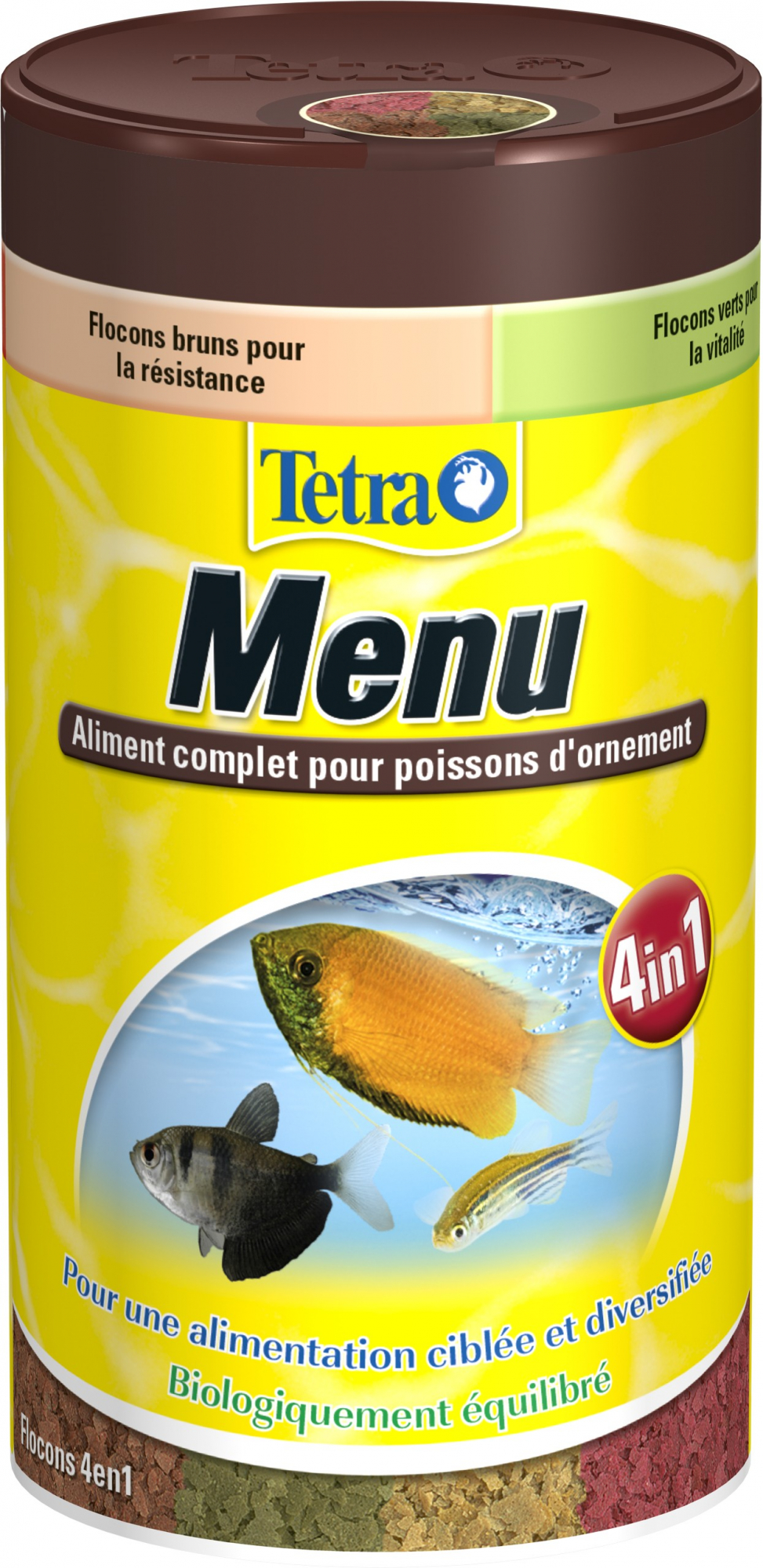 Tetra Menu Mistura de vários alimentos para peixes de aquário