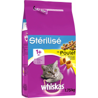 Whiskas 1+ para gatos adultos esterilizados 1+ Pollo o Salmón
