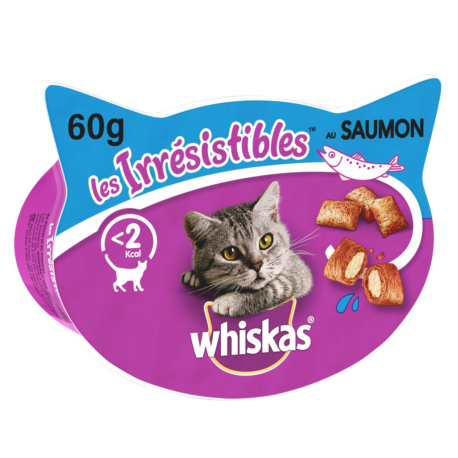 Knuspertaschen mit Lachs 50g - Leckerlis für Katzen