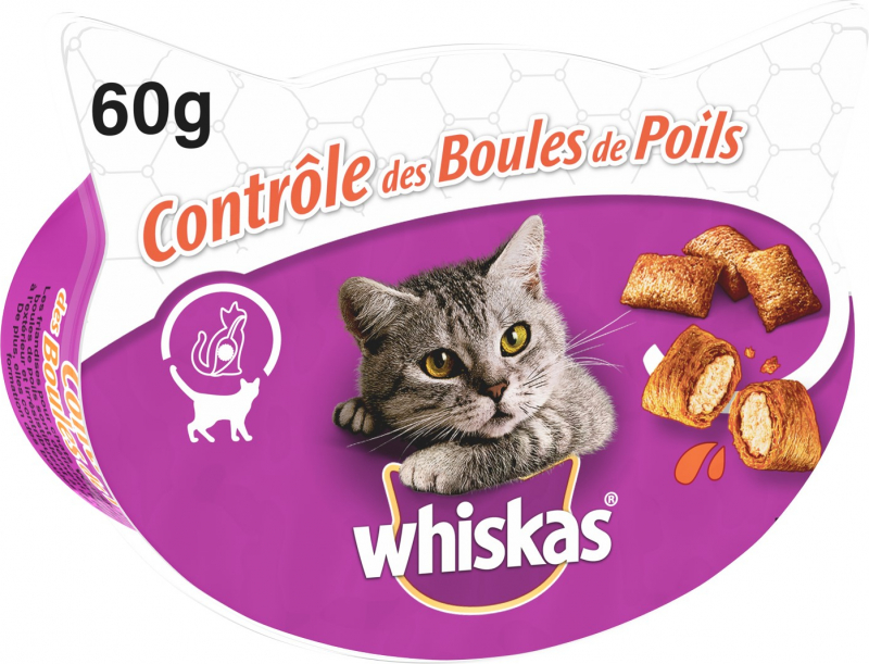 Snack WHISKAS Anti-Boli di Pelo per gatti adulti