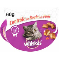 Golosinas WHISKAS Control bolas de pelo para gatos adultos