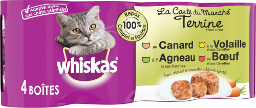 WHISKAS Boulettes en Sauce 390g