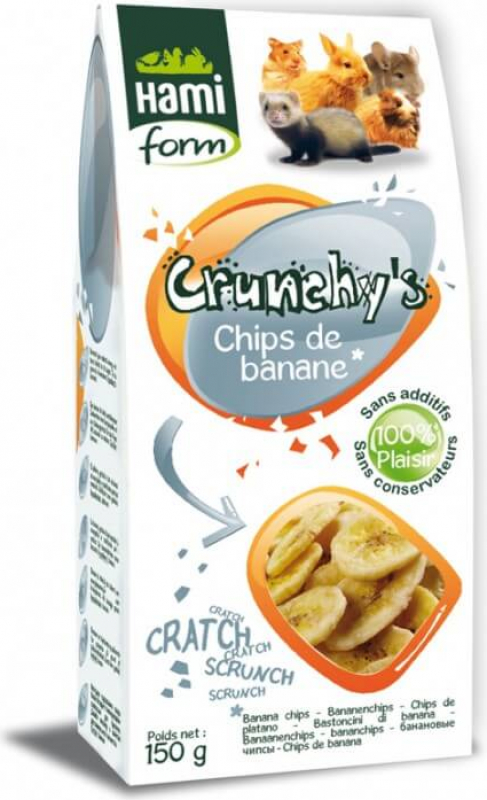 Chips de Banane pour rongeur CRUNCHY'S