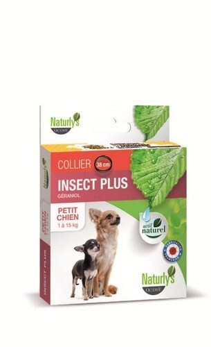 Collier INSECT'PLUS antiparasitaire insectifuge petit chien
